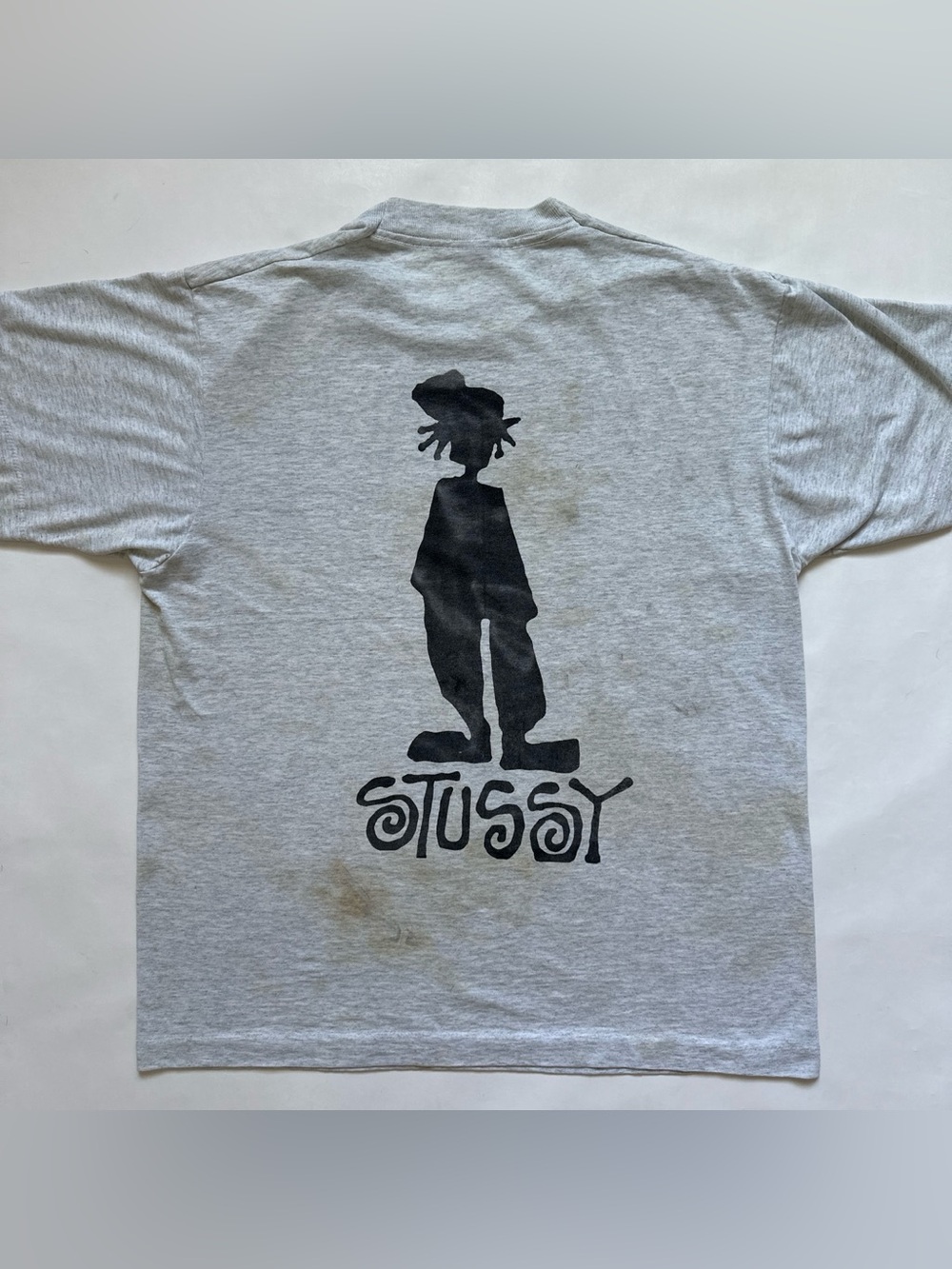 Vintage single stitch stussy bootleg distressed tee Americana heritage tshirt